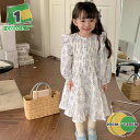 1000円OFFクーポン ワンピース 子供 ベビー 長袖 女の子 フリル 可愛い ベビードレス ガールズ ふわふわ フラワー キッズドレス 七五三 出産祝い 通...