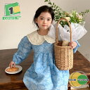 1000円OFFクーポン 女の子 ワンピース 子供服 キッズワンピース ドレス キッズ服 子供 普段着 花柄 ガールズ 長袖 可愛い フレア Aライン おしゃれ...