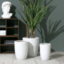 500円OFFクーポン 大型プランター 陶器 大型植木鉢 植木鉢 大容量 おしゃれ ガーデン用品 排水できる モダン 観葉植物鉢 鉢植え 陶器プランター インテ...