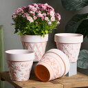 1000円OFFクーポン 植木鉢 ポット 花鉢 北欧 屋内外利用可 陶磁器 セラミックポット 植物なし 屋内 モダン ホームフラワープランターデコレーション 耐...