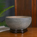睡蓮鉢 水耕栽培 プランター 植木鉢 陶器 金魚鉢 おしゃれな植木鉢 容量たっぷり スタイリッシュ 観葉植物鉢 深型 装飾用プランター 観葉植物植木鉢 穴無し ...