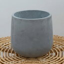 装飾用プランター プランターポット セメント 容量たっぷり 植物用プラントポット インテリア鉢 フラワーベース プランターカバー プランター 円筒形 穴あけ 背...