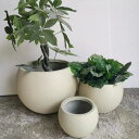 植木鉢 排水孔付き 丸型 深鉢 ガーデンポット セメント植木鉢 インテリア 背高い 植物用プラントポット ガーデニング用植木鉢 セメントプランター 大きめ 園芸...