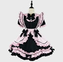 メイド服 女性 可愛い メイドコスチューム ロリータ ワンピース 可愛い メイド喫茶 cosplay エプロン ワンピ ハロウィン イベント 仮装 大きいサイズ...