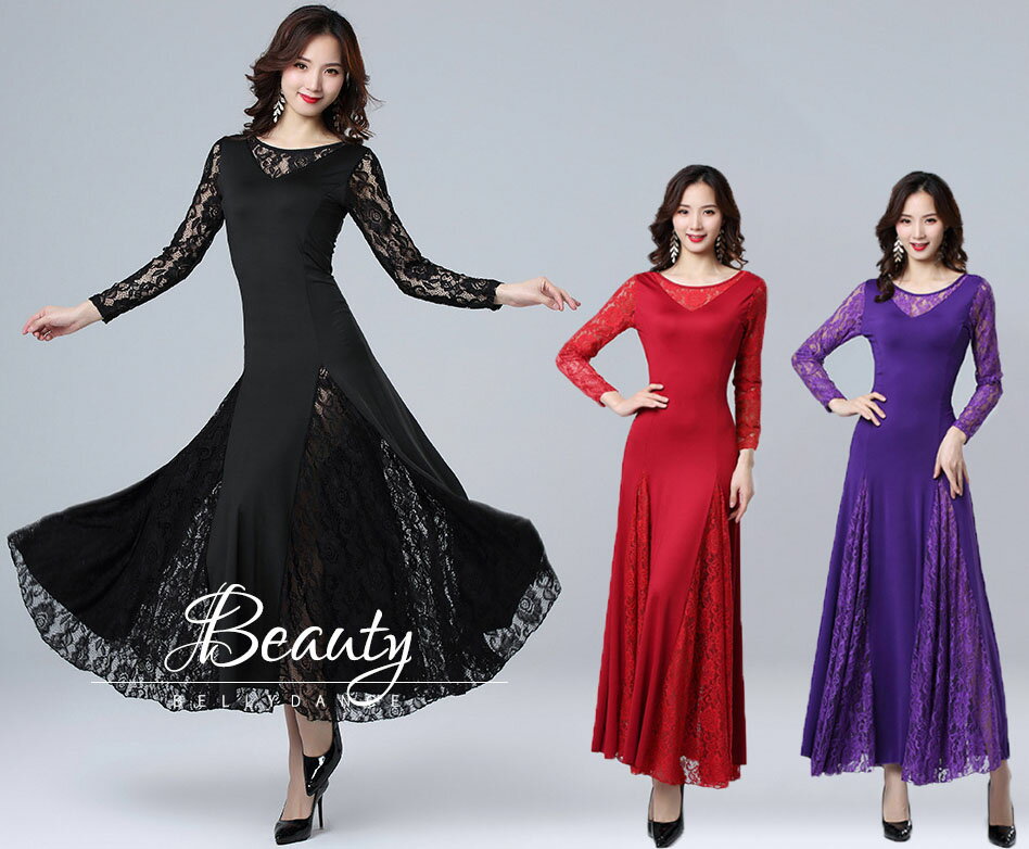 レディースダンス衣装社交ダンスモダ...