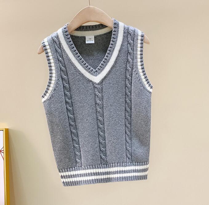 ニットベスト 子供 フォーマルベスト 春秋用 裏起毛なし ネットベスト 子供服 キッ...