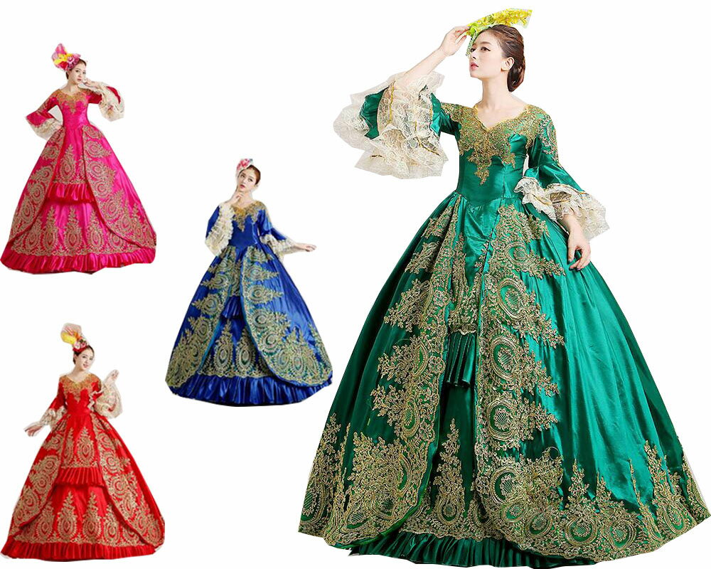 WY02 人形服 ドール服 Ysera ドレス ロング 中世の欧米風-