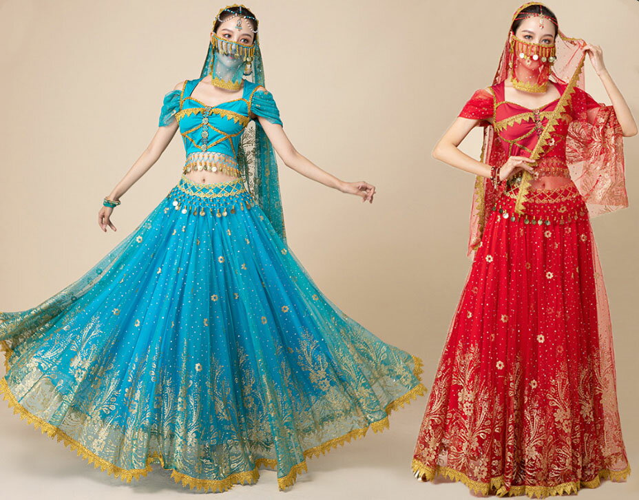 ベリーダンス衣装 スカートセット 大人 ベリー舞台演出服 ハロウィン コスプレ衣装 アラジン衣装 ヒップスカーフ エスニック ベリー 衣装 セット コスチューム...