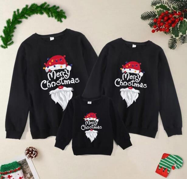 楽天a・s・k storeクリスマス コスプレ 衣装 親子ペア 長袖Tシャツ プールオーバー 家族お揃い クリスマス衣装 サンタ コスプレ 親子コーデ 親子ペア 春秋長袖トップス クリスマスイブ 衣装 親子 ペアルック 裏起毛なし