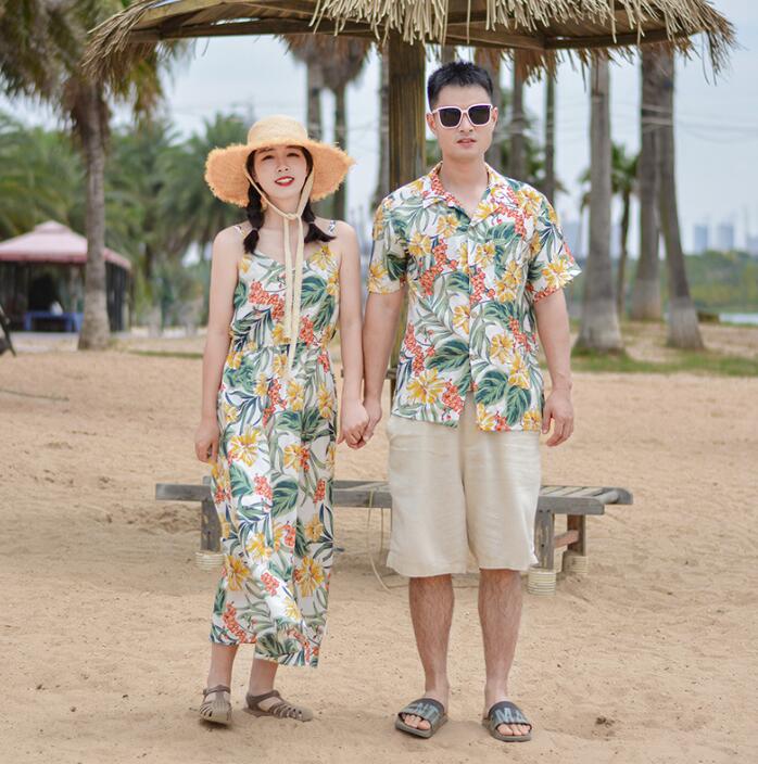 カップル 親子ペア 海旅行 夏服 アロハシャツ...の紹介画像2