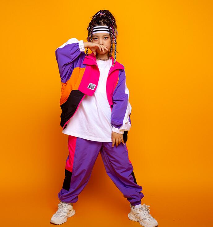 ダンス衣装 子供 かっこいい 舞台衣装 ジャズ ヒップホップ キッズ演出服 hiphop j...