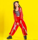 キッズダンス 衣装 女の子 ジャズダンス ヒップホップ セットアップ 3点セット チュールパーカー メッシュ スリット入り サルエルパンツ 女の子かっこいいダンス衣装 jazz チアガール