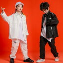 キッズダンス衣装 カーゴパンツ 子供 ジャズ ヒップホップ ユニセックス 演出服 カーゴシャツ シャツコート 長袖Tシャツ 女の子 男の子 ダンス衣裳 hiph...