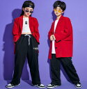 キッズダンス衣装 秋冬 子供服 ジャズ ヒップホップ 子供 ユニセックス 演出服 カーゴパンツ 女の子 男の子 ダンス衣裳 コート パンツ hiphop jaz...