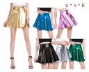 レザー スカート PUスカート レディース ダンス衣装 フリルスカート チアガール 応援団 半身スカート ジャズ ヒップホップ 欧米風 光沢あり 舞台 演出服 ステージ衣装 7色 S-XXL