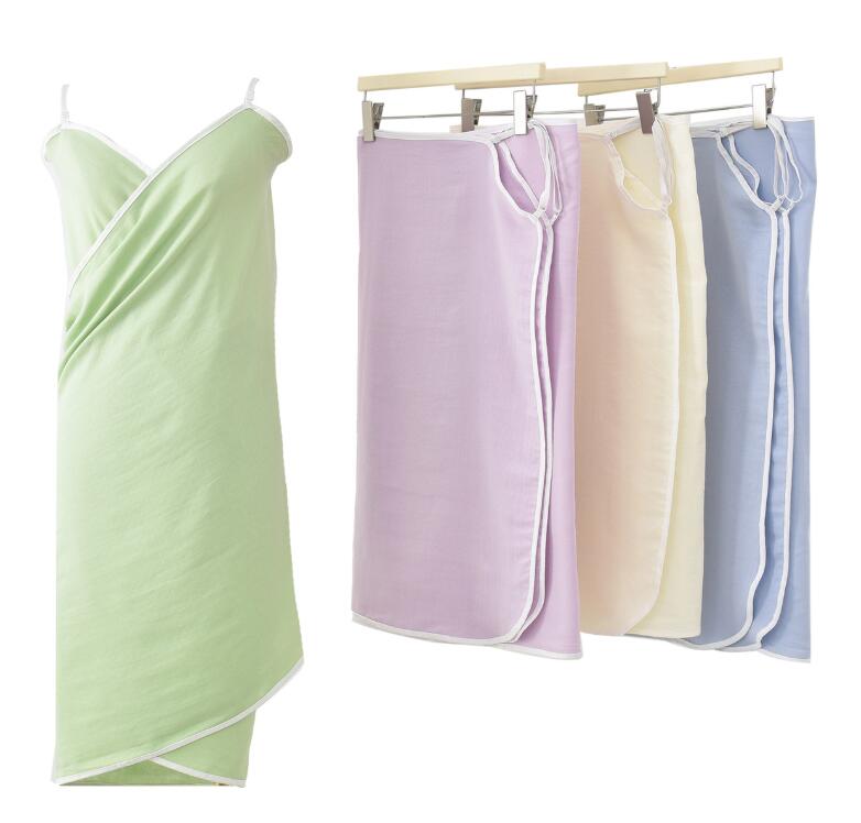 ラップタオル 天竺綿100％ レディース 春夏薄手 バスロープ ガーゼ 巻きタオル レディース 巻きタオル ..