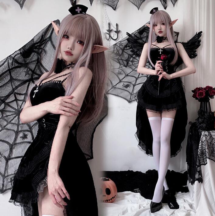 楽天市場】ヴァンパイア 吸血鬼 花嫁 ドレス コスプレ 楽天市場】ヴァンパイア 吸血鬼 花嫁 ドレス コスプレ