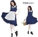 ハロウィン コスプレ 衣装 大人 メイド服 レディース ハロウィンドレス 子供 農場 牧場 荘園 コスプレ衣装 Halloween コスプレ衣装 膝丈ドレス 舞...