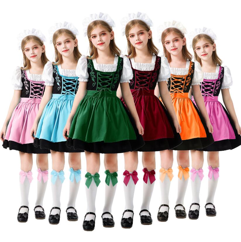 ITEM INFORMATION 【商品詳細】 3点セット：ドレス＋エプロン＋髪飾り 舞台演出服　ダンス衣装　クラブ衣装　Halloween party　撮影衣装　多用途♪ ■サイズ 110　バスト66　ウェスト58　肩幅24　着丈60　身...