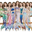 人魚姫 コスプレ 3点セット 子供~大人 人魚 マーメイド 変身仮装 ハロウィン 親子ペア コスプレ衣装 人魚 撮影衣装 海旅行 ビーチ 可愛い プリンセス風水着 ビキニ 舞台劇 オペラ 人魚姫 演出服
