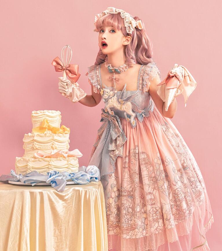 Rakuten - 可愛い ロリータワンピース 膝丈 キャミソール ロリータ服 ゴージャス プリンセス コスプレ衣装 撮影衣装 舞台劇 オペラ 舞台演出服 学園祭 発表会 演出服 萌え萌え コスチューム