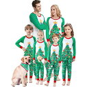 クリスマスパジャマ 親子ペア ルームウェア クリスマス元素 家族お揃い クリスマス コスプレ 部屋着 プレゼント コスプレ パジャマ 親コーデ 寝巻き ナイトウェア パパ ママ キッズ グリーン