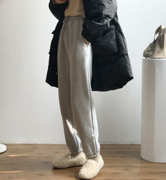 裏ボアパンツ イージーパンツ レディース 裏起毛 サルエルパンツ ジョガーパンツ 秋冬 チノパンツ スウェットパンツ 冬 厚手 裏起毛スウェットパンツ リラックス 暖パン あったか