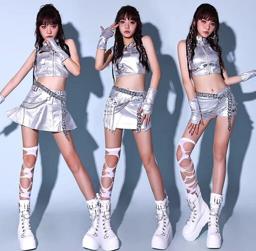 大人ジャズダンス衣装 KPOP レザー 演出服 レディース ジャズ ヒップホップ DS ダンス衣装 演出服 へそ出しベスト 光沢あり 半ズボン スカート 舞台演出服 女性 団服 韓国風 ジャズダンス バー 演出服 シルバー 大人ジャズダンス衣装 KPOP レザー 演出服 レディース ジャズ ヒップホップ DS ダンス衣装 演出服 へそ出しベスト 光沢あり 半ズボン スカート 舞台演出服 女性 団服 韓国風 ジャズダンス バー 演出服 シルバー