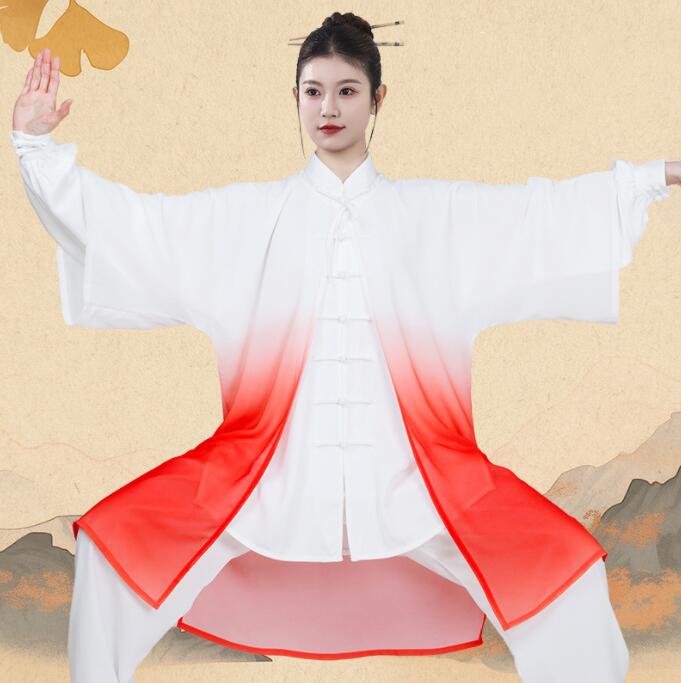 太極拳 服 男女兼用 太極拳ウェア グラデーシ...の紹介画像3