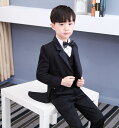 男の子スーツセット 子供燕尾服 男の子 タキシード 無地 結婚式紳士服 入学式 卒業式 ピアノ 発表会 演奏会 王子様 舞台演出服 学園祭 文化祭 オペラ ステ...