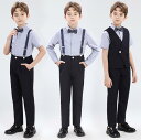 子供スーツ サロペット 男の子 春夏フォーマルスーツ 半袖/長袖 サロペットスーツ キッズ礼服 スーツ 子供 ピアノ 発表会 紳士服 結婚式 上品礼服 男の子 入学式 卒業式 舞台演出 かっこいいスーツ