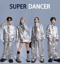 キッズヒップホップダンス衣装 子供 ジャズ ヒップホップ かっこいい 演出服 男女お揃い 個性 ダンス衣裳 光沢有り キラキラ コート パンツ キュロット jazz hiphop popping locking 演出服 学園祭 文化祭