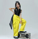 女の子 ダンス衣装 ジャズ ヒップホップダンス 衣装 女の子 かっこいい 演出服 ゆったり カーゴパンツ ノースパーカー 子供 ダンス衣装 jazz hipho...