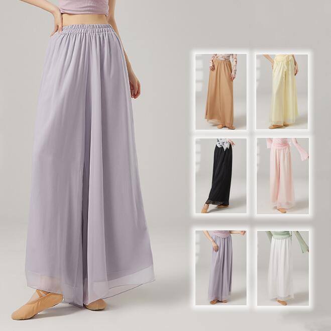 レディースシフォンパンツ女性大人ダ...