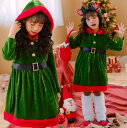 クリスマス コスプレ 衣装 子供 クリスマスドレス 女の子 クリスマス 変身仮装 コスチューム 精霊 妖精 コスプレ衣装 女の子 サンタコス イベント コスプレ衣装 グリーン