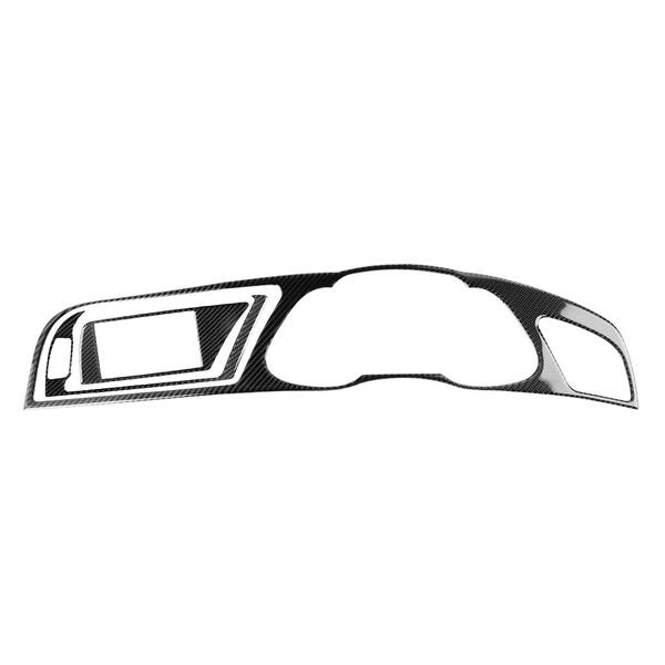 車内インテリアアウディA4 B8/RS4 / S4 B8　炭素繊維　 ダッシュパネル　フレーム　トリム　スッテカー　3セット