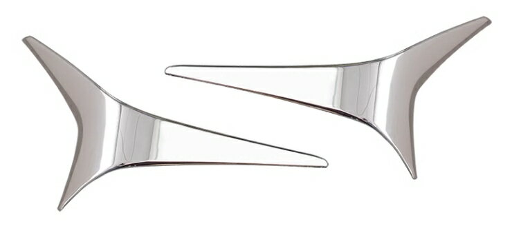 新型 レクサス UX UX260h UX200 シルバー ステンレス ヘッドランプガーニッシュ2P