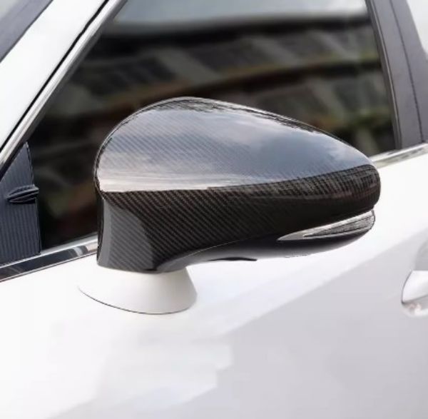 右ハンドル用 レクサス2013-2019 IS/GS/ES/RC/RCF/GSF/CT/LS カーボン ドアミラーガーニッシュ カバー 左右セット