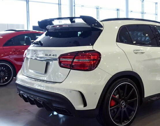 新品 メルセデスベンツ GLA X156 2013-2020 AMGタイプ ルーフスポイラー リアウイング