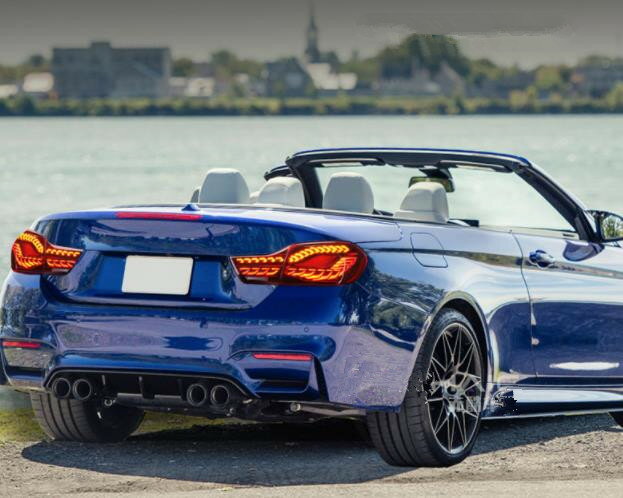 BMW　4シリーズF32 F33 F36　2013 - 2020年テールライト　LEDシーケン 流れるシャルウィンカー　　外装カスタム　ドレスアップ