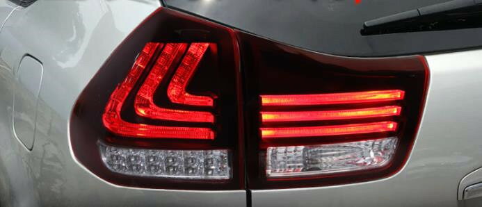 レクサス RX RX300 RX350 2003-2009年 高品質　テールライト テールランプ 流れるウインカー　 ドレスアップ　外装カスタム