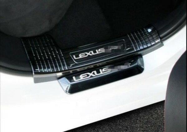 レクサス　CT　CT200h　2011-2017年　2色可選 スカッフプレート 内装　サイドガーニッシュ プロテクター ステップカバー　8Pセット