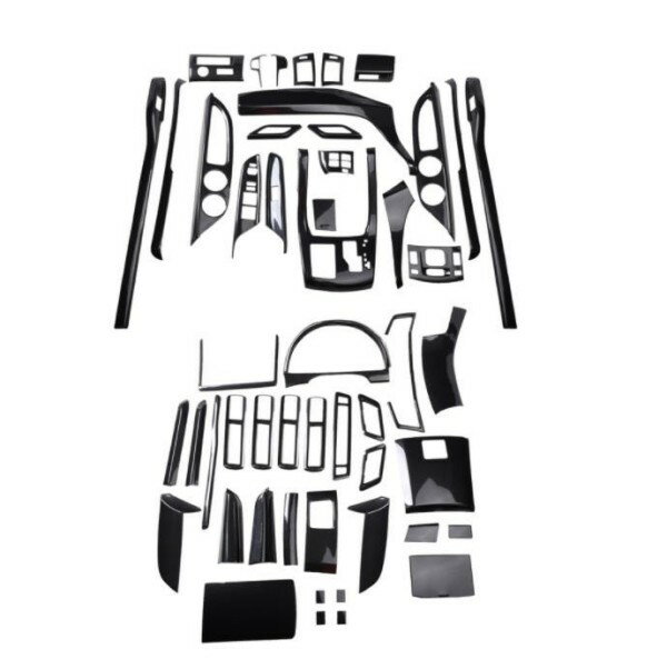 Rakuten - トヨタ　アルファード　2008 - 2015年　20系　右ハンドル専用　内装ガーニッシュ52Pセット一台分　ウィンドウ スイッチ カバーなど