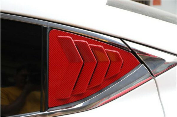 レクサス ES 2018年 - 2色可選　リヤ ウィンドウ エアインテーク 外装　ガーニッシュ ルーバー カバー 2Pセット