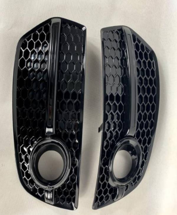 アウディ Q5 8R 前期　2009－2011年　2タイプ選択可　外装カスタム　フロントフォグランプカバー　 ガーニッシュ ベゼル カバー