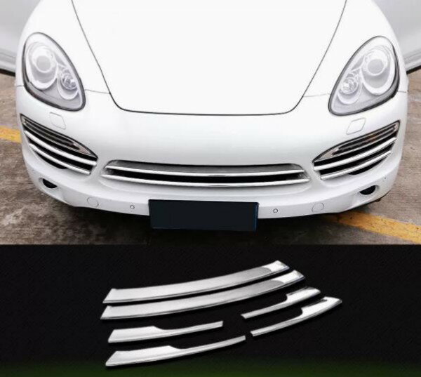 ポルシェ　カイエン　958　前期　2010-2014年 フロントグリル カバー　フロントパネル トリム　外装ガーニッシュ　6Pセット