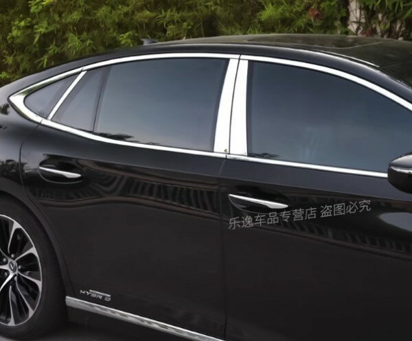 レクサス　LS　XF50　LS500h　2017年－ サイド ドア 窓ピラーカバートリムセット ウインドー フレーム トリム 6Pセット　外装