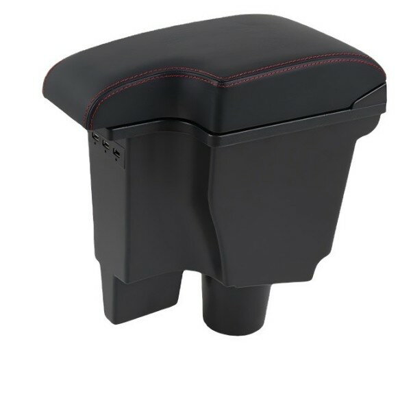 アクア 10 シリーズ NHP10 NHP10H アームレスト コンソールボックス 多機能 肘置き USB ポート付き 肘置き ホワイトステッチ 収納ユニット カスタム張り地