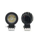 フォグランプ LED ワークライト 作業灯 狭角タイプ 12V 24V 兼用 バイク カー トラック パーツ 2個セット 汎用品 LED 庭 ガレージ 夜間