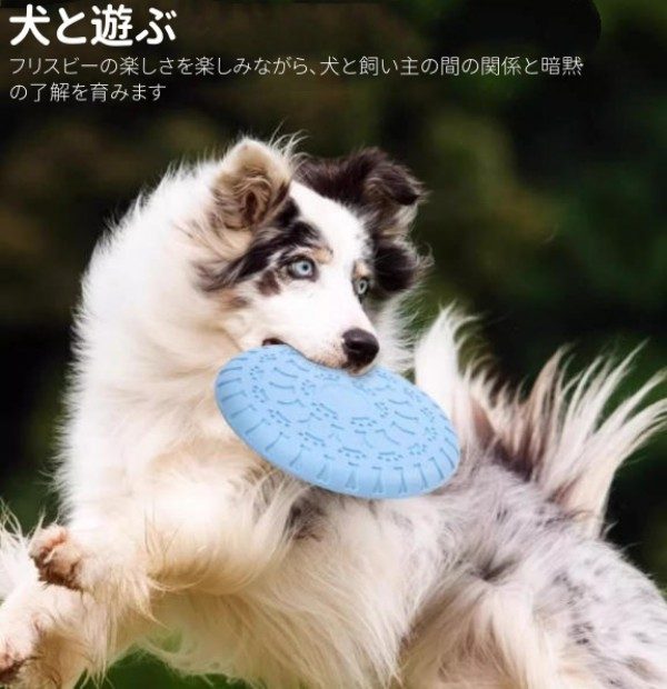 犬 フリスビー おもちゃ シリコン ソフト 運動 アジリティ ペット用品 投げるおもちゃ 遊び